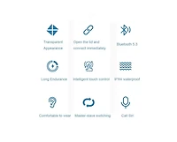 Bits and Bytes True Wireless Headphones