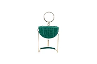 Small Crossbody Leather Classic Handbag Victoria Hyde Half-moon