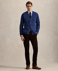 Polo Ralph Lauren Men's Cable-Knit Wool-Cashmere Cardigan
