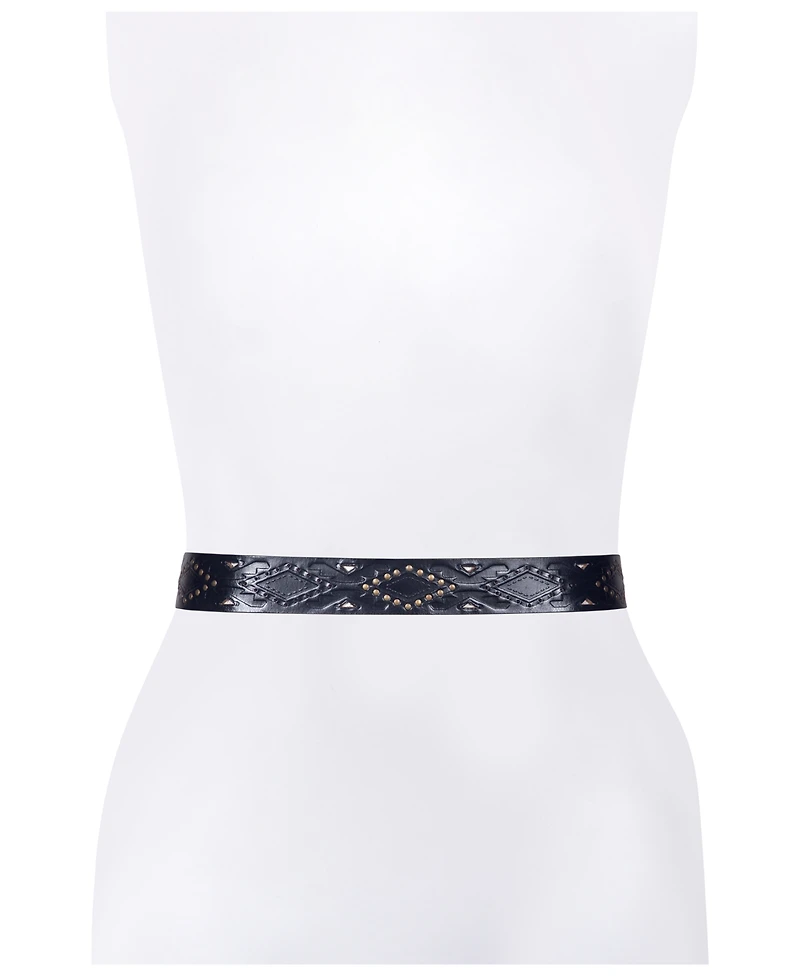 Frye Women's Southwestern Embossing Belt