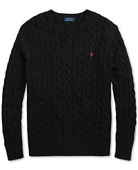 Polo Ralph Lauren Men's Big & Tall Cable-Knit Cotton Sweater
