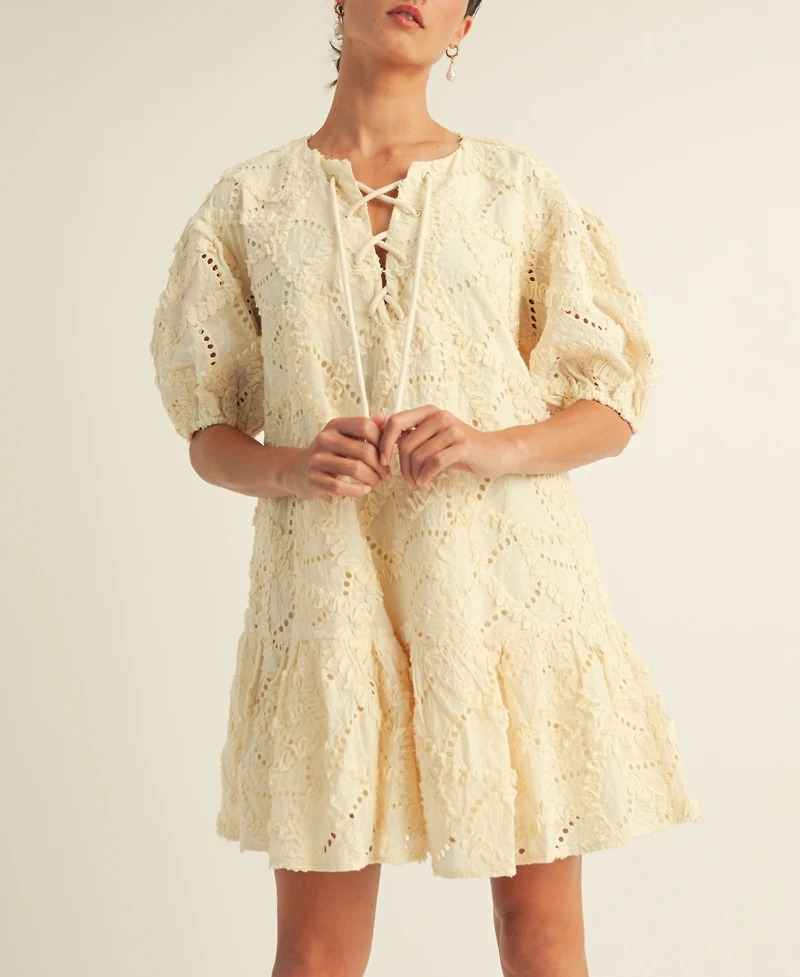 Arose Studio, Inc Women's Maia Cotton Short Dress