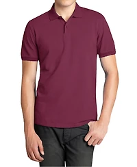 Galaxy By Harvic Men's Polo Avenue Short Sleeve Pique Shirt