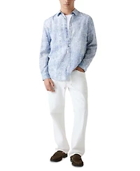 Guess Men's Island-Pattern Shirt