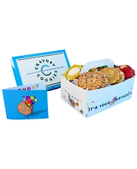 The Cravory Happy Birthday Box Best Sellers Cookies Gift Box, 12 Cookies
