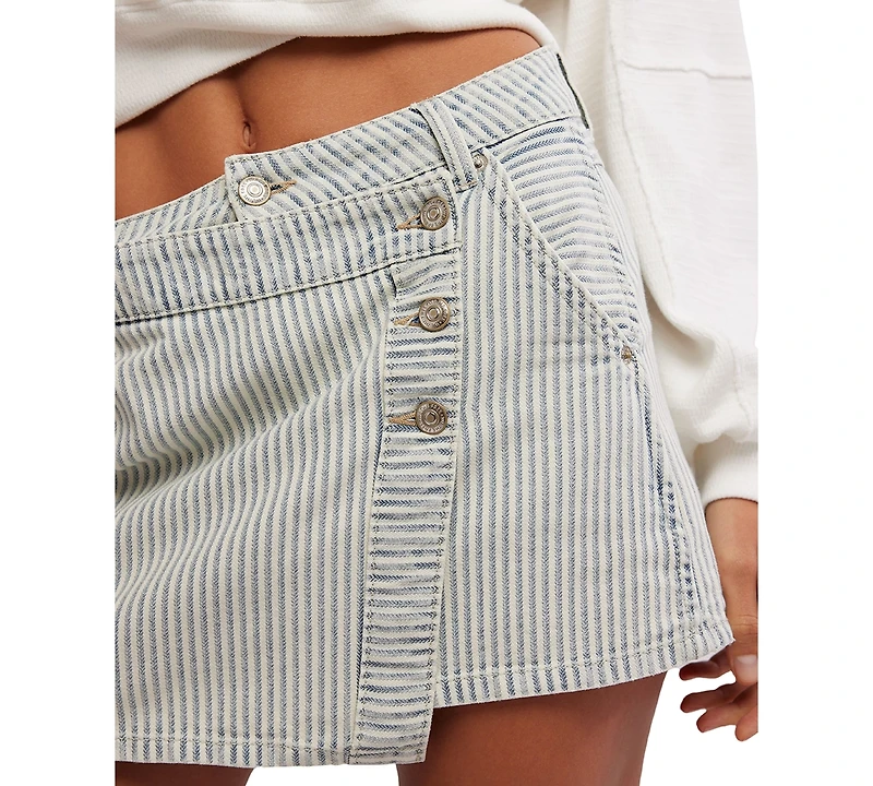 Free People Wynne Railroad Skirt