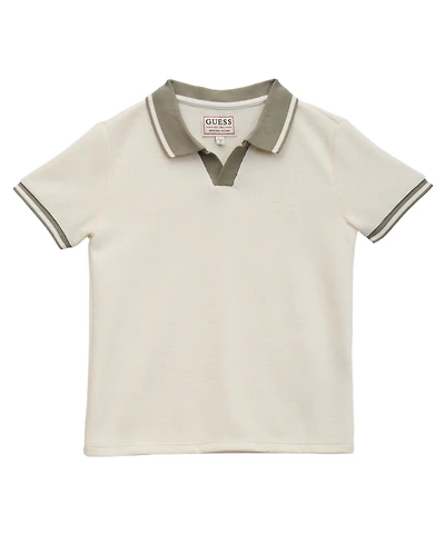 Guess Big Boys Short Sleeve Knit Polo Shirt