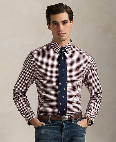 Polo Ralph Lauren Men's Custom-Fit Gingham Oxford Shirt