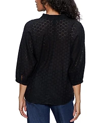 Sanctuary Women's Cotton Petal Drop Blouse
