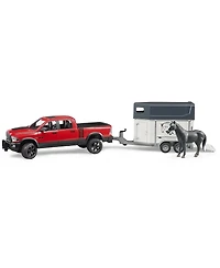 1/16 Bruder Ram 2500 Power Pick Up with Horse Trailer and 1 Horse