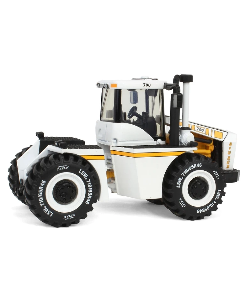 First Gear 1/64 Big Bud 700 Las Vegas White Ce Version Tractor with Titan Goodyear Lsw Tires