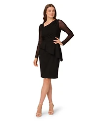 Adrianna Papell Women's Asymmetric Sheath Dress