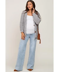 Pinkblush Maternity Light Blue Wide Leg Jeans