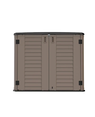 Mondawe Weatherproof Resin Outdoor Storage Cabinet (Single-Tier)