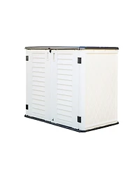 Mondawe Weatherproof Resin Outdoor Storage Cabinet (Single-Tier)