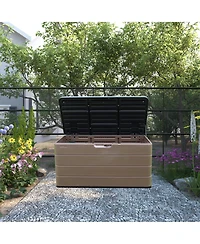 Mondawe Multi-Functional Bench Storage Box (Weatherproof & Lockable)