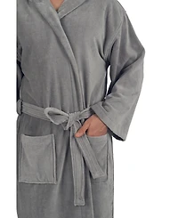 Alpine Swiss Men's Dane Hooded Bathrobe Cotton Terry Cloth Luxury Hotel Spa Robe