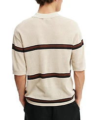 Cotton On Men's Knitted Polo Shirt