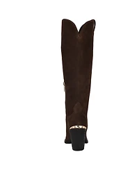 Guess Women's Sashan Knee-High Topstitched Western Boots