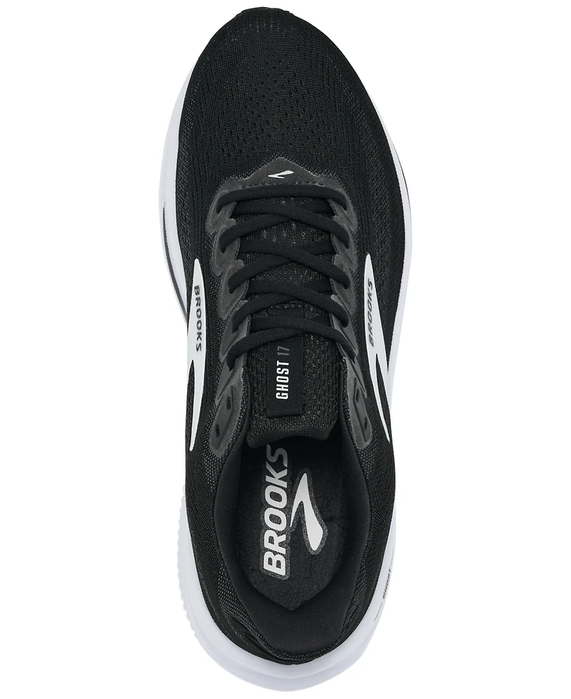Brooks Men's Ghost 17 Wide-Width Running Sneakers from Finish Line