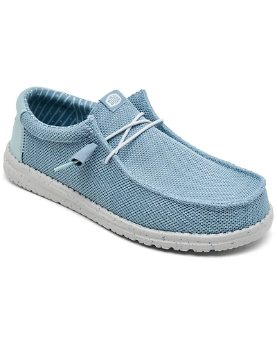Hey Dude Men's Wally Stretch Slip-On Casual Moccasin Sneakers from Finish Line