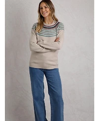 Weird Fish Women's Sinatra Patterned Knit Jumper