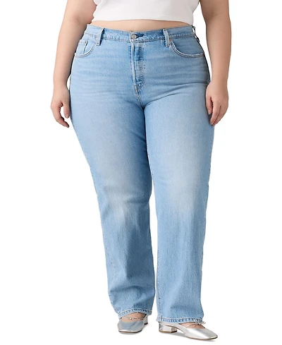 Levi's Trendy Plus 501 Cotton High-Rise Jeans