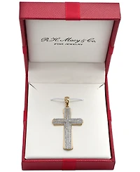 Men's Diamond Cross Pendant (1/2 ct. t.w) in 14k White Gold