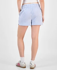 And Now This Women's Striped Seersucker Boxer Shorts, Exclusively at Macy's