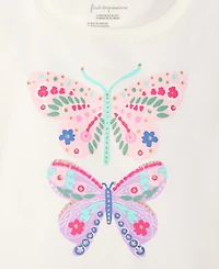 First Impressions Baby Girls Short-Sleeve 3-24 Month Butterflies Graphic T-Shirt, Exclusively at Macy's