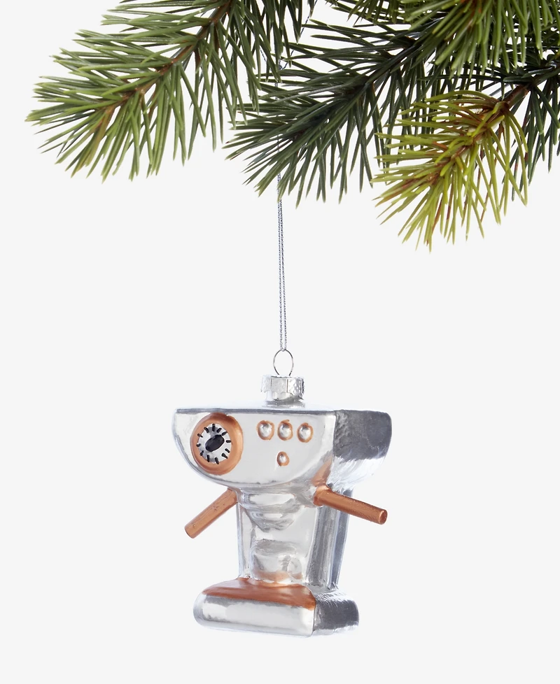 Holiday Lane Foodie Coffee Machine Ornament, Macy's Exclusive
