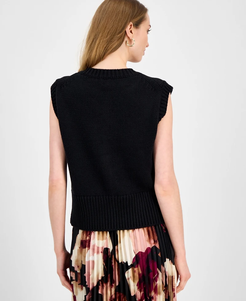 Anne Klein Women's Cap-Sleeve Cardigan