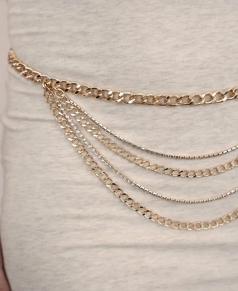 Ettika Nightlife Chain Hip Belt