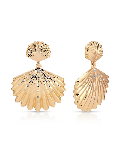 Ettika Sun-drenched Shell Earrings