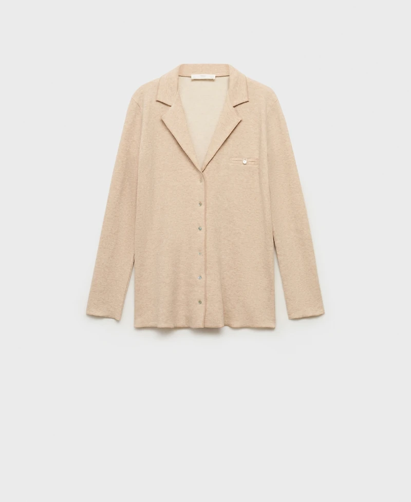 Mango Women's Double-Sided Cotton Shirt