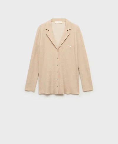 Mango Women's Double-Sided Cotton Shirt