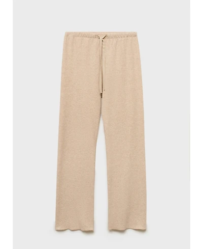 Mango Women's Double-Sided Cotton Pajama Pants