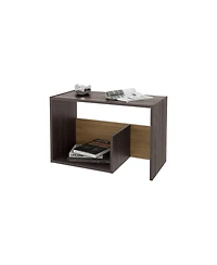 Vega Side Table Melamine with Open Storage
