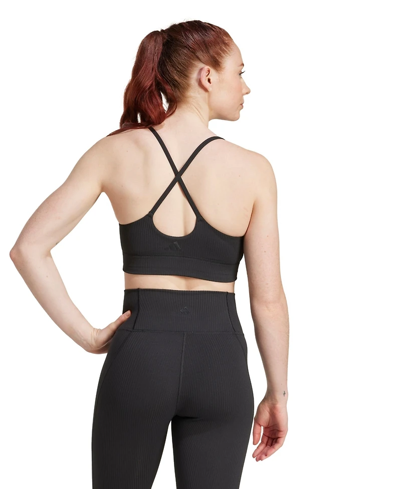 adidas Women's All Me Ribbed Training Bra