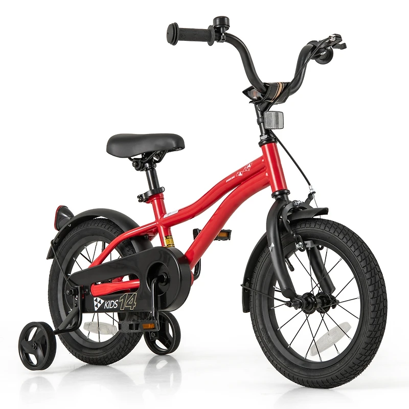 Bicycle for Kids with Adjustable Seat Bell Reflectors for Visibility
