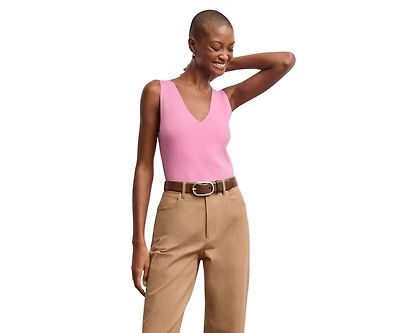 M.m.LaFleur Women's Alecia V-Neck Tank - Eco 365Knit