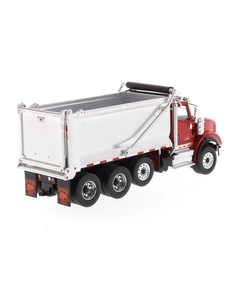 1/50 Red International HX620 Tandem Dump Truck By Diecast Masters