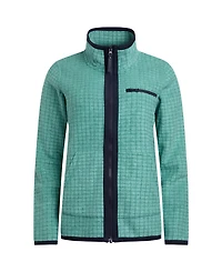 Weird Fish Women's Tilly 1/4 Zip Grid Fleece
