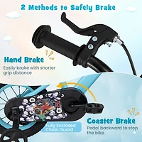 Kids Bike with Adjustable Handlebar and Saddle Perfect Bicycle for Children Aged 4-8 Years Old