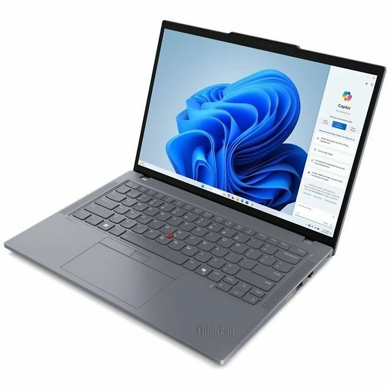Lenovo ThinkPad T14 Gen 5 14" Wuxga Laptop, Intel Core Ultra 7-155U 1.7GHz, 16GB Ram, 512GB Ssd, Windows 11 Pro, Gray