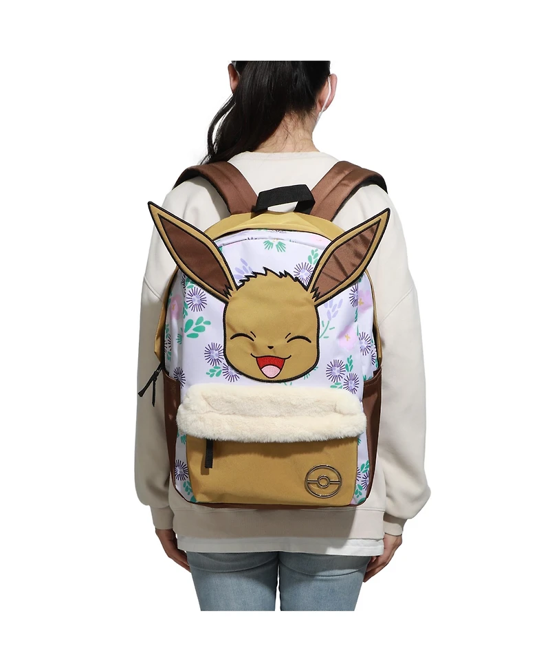 Pokemon Eevee All-Over Print Characters 17" Adult Backpack
