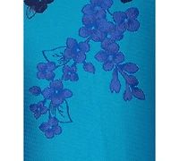 Adrianna Papell Women's Jacquard Fit & Flare Dress