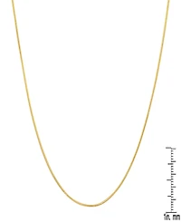 Steeltime Women's 14K Gold Plated Snake Chain Necklace