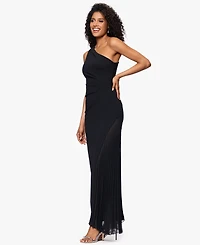 Xscape Women's One-Shoulder Long Sheath Dress