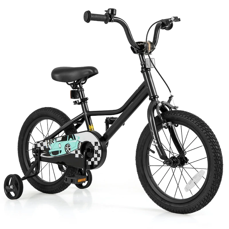 Kids Bike with Adjustable Seat and Low-Step Frame for Easy Mounting